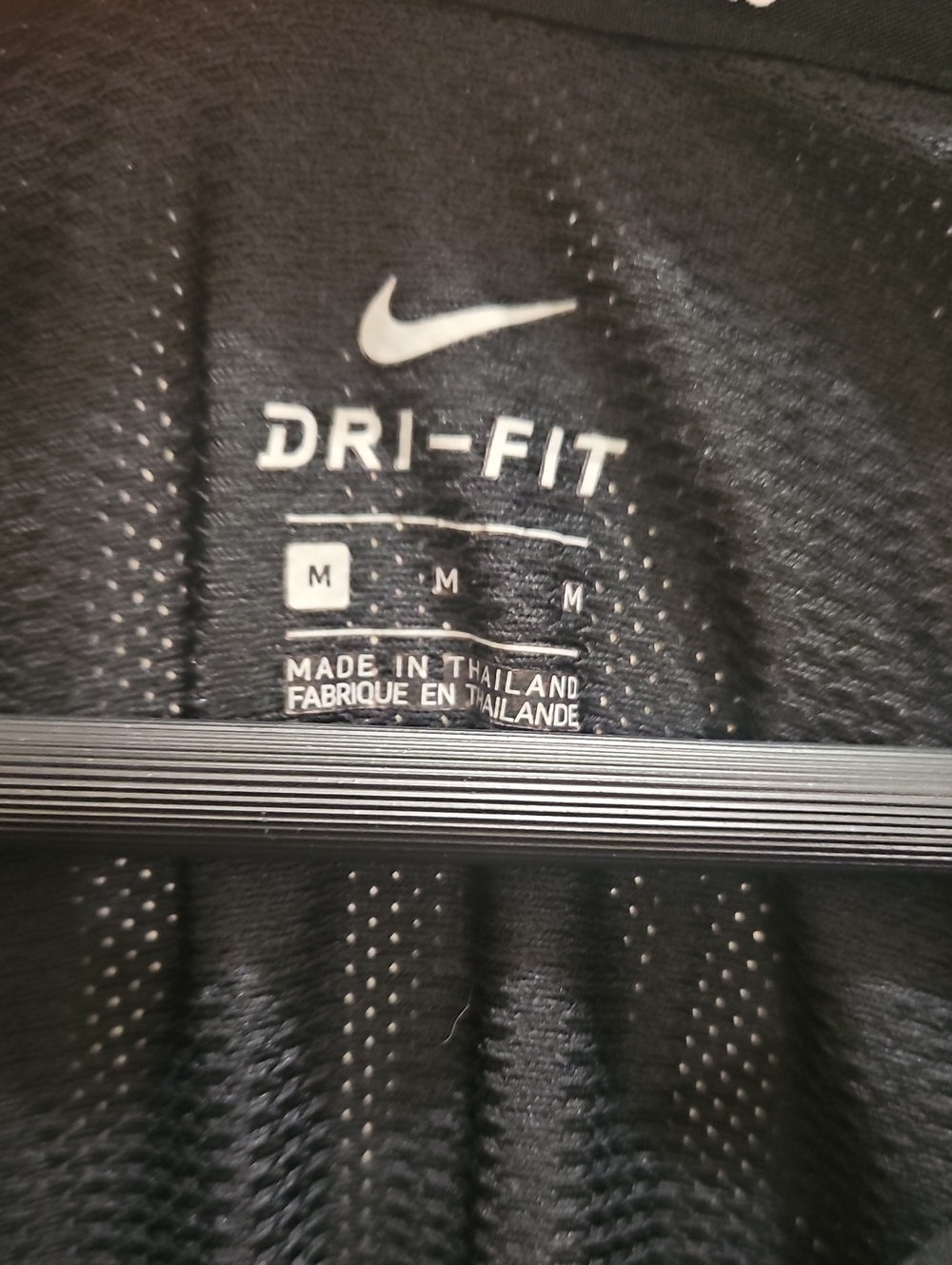 Nike Dri-fit Logo Black Quarterzip Thumbhole Pullover Runners Fleece Sz Med - Picture 3 of 7